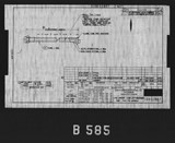 Manufacturer's drawing for North American Aviation B-25 Mitchell Bomber. Drawing number 108-53807