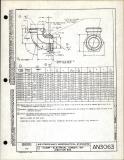 Manufacturer's drawing for Generic Parts - Aviation Standards. Drawing number an3063