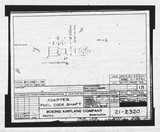 Manufacturer's drawing for Boeing Aircraft Corporation B-17 Flying Fortress. Drawing number 21-2320