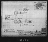 Manufacturer's drawing for North American Aviation B-25 Mitchell Bomber. Drawing number 98-61127