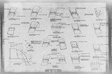 Manufacturer's drawing for North American Aviation B-25 Mitchell Bomber. Drawing number 108-31104