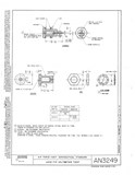 Manufacturer's drawing for Generic Parts - Aviation General Manuals. Drawing number AN3249
