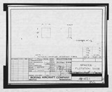 Manufacturer's drawing for Boeing Aircraft Corporation B-17 Flying Fortress. Drawing number 41-421