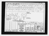 Manufacturer's drawing for Beechcraft AT-10 Wichita - Private. Drawing number 107192