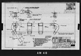 Manufacturer's drawing for North American Aviation B-25 Mitchell Bomber. Drawing number 98-61186