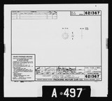 Manufacturer's drawing for Packard Packard Merlin V-1650. Drawing number 621367