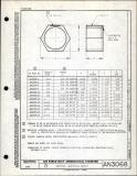 Manufacturer's drawing for Generic Parts - Aviation Standards. Drawing number an3068