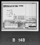 Manufacturer's drawing for Boeing Aircraft Corporation B-17 Flying Fortress. Drawing number 1-19657