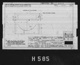 Manufacturer's drawing for North American Aviation B-25 Mitchell Bomber. Drawing number 98-72113