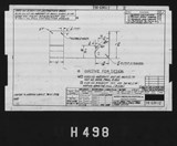 Manufacturer's drawing for North American Aviation B-25 Mitchell Bomber. Drawing number 98-624112