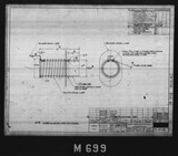 Manufacturer's drawing for North American Aviation B-25 Mitchell Bomber. Drawing number 98-61150