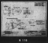 Manufacturer's drawing for North American Aviation B-25 Mitchell Bomber. Drawing number 98-735230