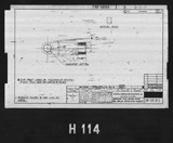 Manufacturer's drawing for North American Aviation B-25 Mitchell Bomber. Drawing number 98-58183