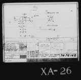 Manufacturer's drawing for Vultee Aircraft Corporation BT-13 Valiant. Drawing number 74-76148