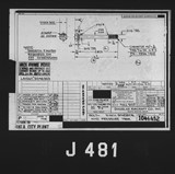 Manufacturer's drawing for Douglas Aircraft Company C-47 Skytrain. Drawing number 1046452