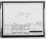 Manufacturer's drawing for Boeing Aircraft Corporation B-17 Flying Fortress. Drawing number 41-854