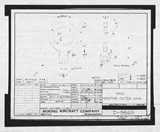 Manufacturer's drawing for Boeing Aircraft Corporation B-17 Flying Fortress. Drawing number 21-9869