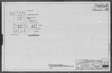 Manufacturer's drawing for North American Aviation B-25 Mitchell Bomber. Drawing number 108-33421
