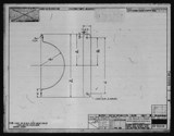 Manufacturer's drawing for North American Aviation B-25 Mitchell Bomber. Drawing number 98-53326