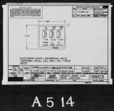 Manufacturer's drawing for Lockheed Corporation P-38 Lightning. Drawing number 198153