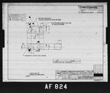 Manufacturer's drawing for North American Aviation B-25 Mitchell Bomber. Drawing number 98-73286