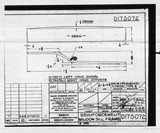 Manufacturer's drawing for Beechcraft Beech Staggerwing. Drawing number D175072