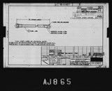 Manufacturer's drawing for North American Aviation B-25 Mitchell Bomber. Drawing number 98-33427