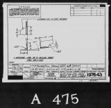 Manufacturer's drawing for Lockheed Corporation P-38 Lightning. Drawing number 197643