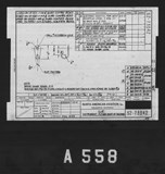 Manufacturer's drawing for North American Aviation B-25 Mitchell Bomber. Drawing number 62-73042