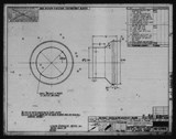 Manufacturer's drawing for North American Aviation B-25 Mitchell Bomber. Drawing number 98-53436
