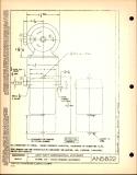Manufacturer's drawing for Generic Parts - Aviation Standards. Drawing number an5822