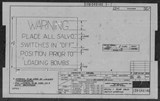 Manufacturer's drawing for North American Aviation B-25 Mitchell Bomber. Drawing number 108-546140