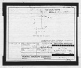 Manufacturer's drawing for Boeing Aircraft Corporation B-17 Flying Fortress. Drawing number 41-6307