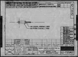 Manufacturer's drawing for North American Aviation B-25 Mitchell Bomber. Drawing number 62-73542