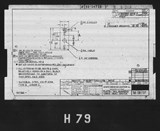 Manufacturer's drawing for North American Aviation B-25 Mitchell Bomber. Drawing number 98-54737