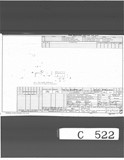 Manufacturer's drawing for Bell Aircraft P-39 Airacobra. Drawing number 33-769-033