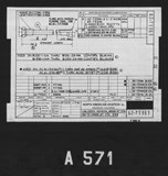 Manufacturer's drawing for North American Aviation B-25 Mitchell Bomber. Drawing number 62-73363