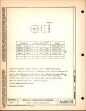 Manufacturer's drawing for Generic Parts - Aviation Standards. Drawing number an8013