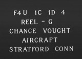 Manufacturer's drawing for Chance Vought F4U Corsair. Drawing number CORSAIR ROLL G