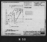 Manufacturer's drawing for North American Aviation B-25 Mitchell Bomber. Drawing number 98-66056