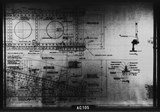 Manufacturer's drawing for North American Aviation B-25 Mitchell Bomber. Drawing number 98-61604