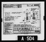 Manufacturer's drawing for Packard Packard Merlin V-1650. Drawing number 621540