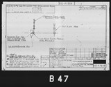 Manufacturer's drawing for North American Aviation P-51 Mustang. Drawing number 102-47098