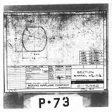 Manufacturer's drawing for Boeing Aircraft Corporation B-17 Flying Fortress. Drawing number 21-5382