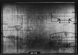 Manufacturer's drawing for North American Aviation B-25 Mitchell Bomber. Drawing number 98-42161