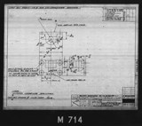 Manufacturer's drawing for North American Aviation B-25 Mitchell Bomber. Drawing number 98-61309