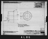 Manufacturer's drawing for North American Aviation B-25 Mitchell Bomber. Drawing number 98-61664