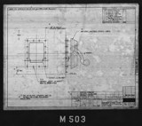 Manufacturer's drawing for North American Aviation B-25 Mitchell Bomber. Drawing number 98-53312
