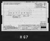 Manufacturer's drawing for North American Aviation B-25 Mitchell Bomber. Drawing number 98-54573