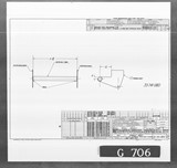 Manufacturer's drawing for Bell Aircraft P-39 Airacobra. Drawing number 33-741-080